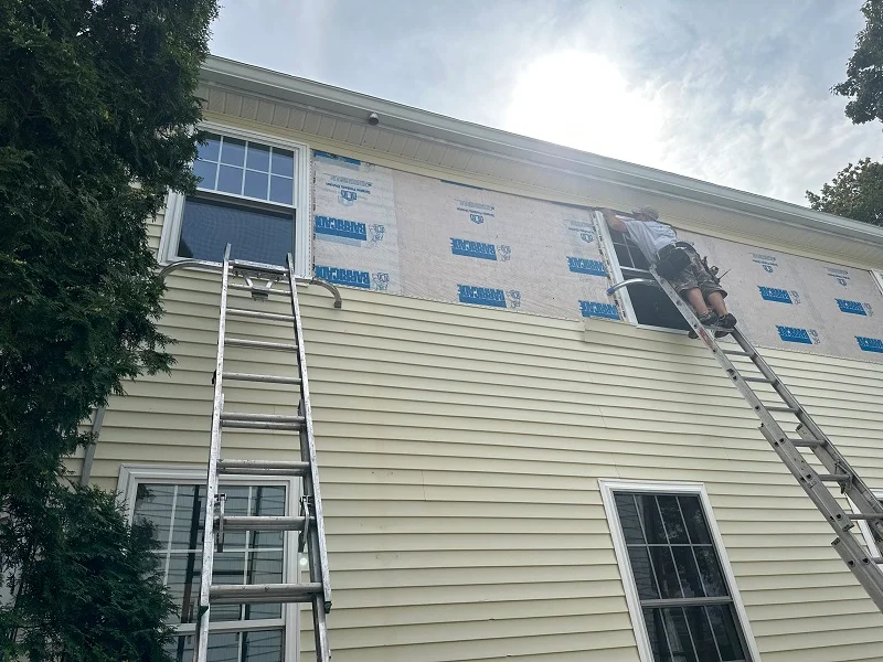 Harvey vinyl windows installed in Stamford, CT